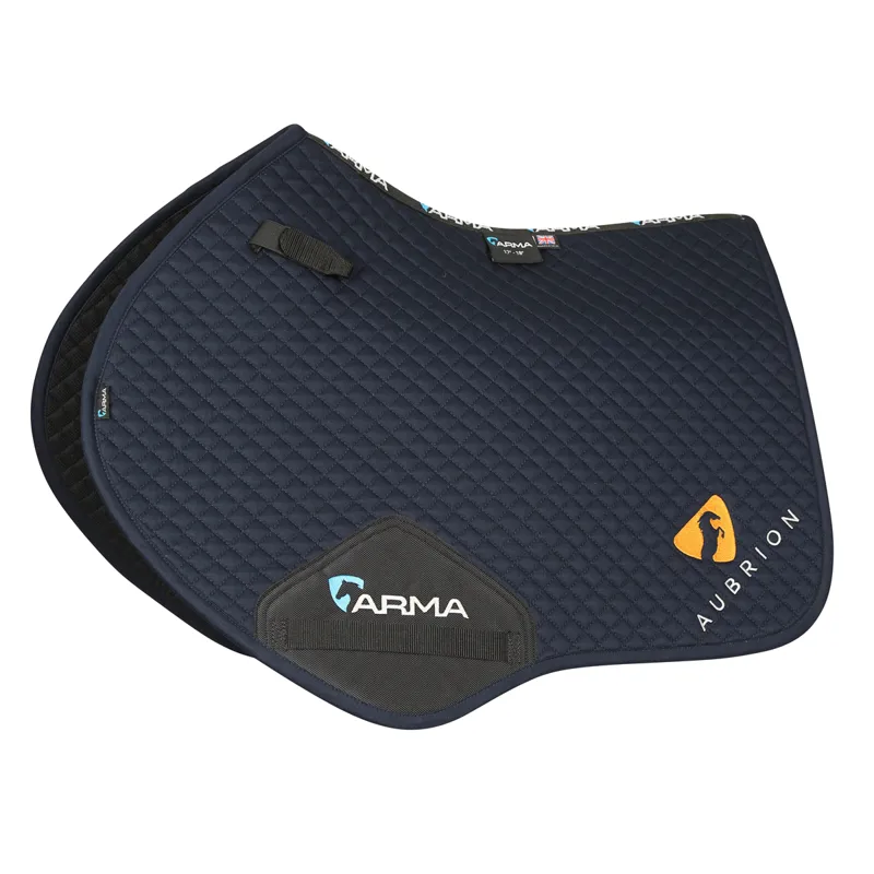 Aubrion Branded Jump Saddlecloth - Navy